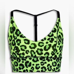 Adam Selman Sports Bra - neon leopard